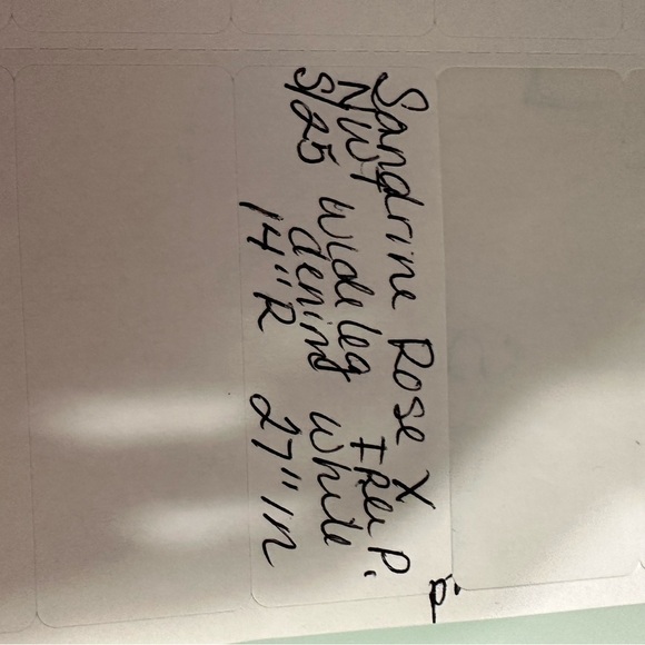 Sandrine Rose X Free People relaxed fit denim size 25 - Picture 9 of 9